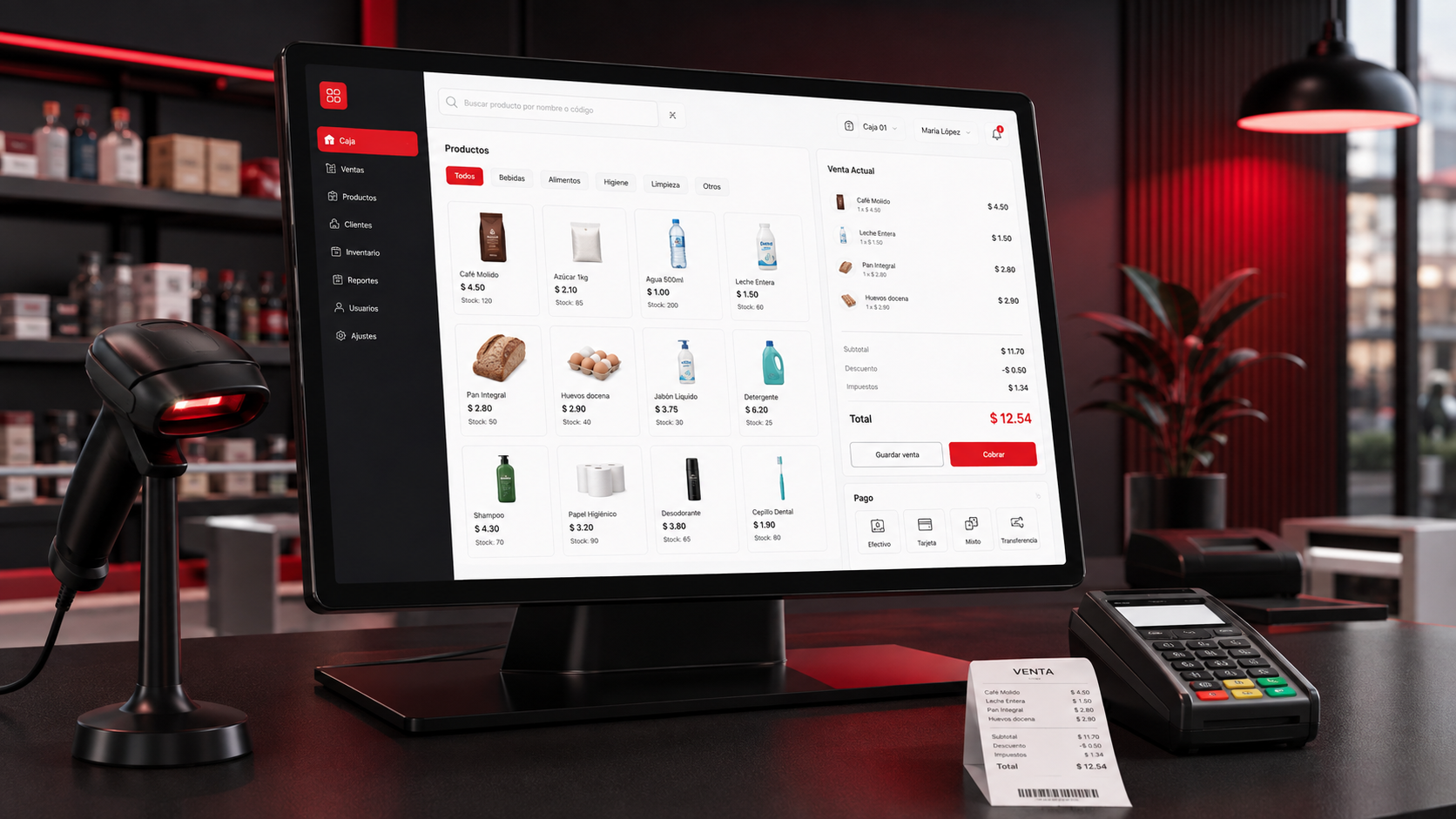 Sistema de ventas y caja